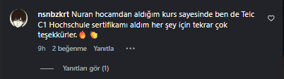 Öğrenci mesajı