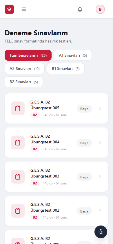 Mobil görünüm